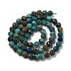Natural Chrysocolla Beads Strands G-G927-15C-5