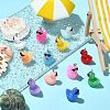 60Pcs 12 Colors Opaque Resin Pendants RESI-SZ0003-28-5