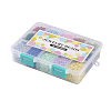 1 Box 15 Color 6/0 Glass Seed Beads SEED-X0023-B-4