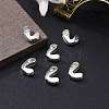Letter Slider Beads for Watch Band Bracelet Making ALRI-O012-L-NR-4