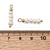 Natural Freshwater Pearl Beaded Pendants PA-CBAF2FA-05G-3