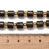 Natural Gold Pyrite/Golden Pyrite Beads Strands G-F833-K01-01-5