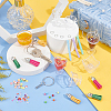 DIY Mini Sundae Cups Keychain Making Kit DIY-OC0011-48-5
