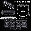 28Pcs Acrylic Band Weaving Width Gauge AJEW-OC0013-96B-2