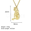 Real 18K Gold Plated 304 Stainless Steel Pendant Necklace GF1493-10-1