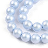 Baking Paint Pearlized Glass Pearl Bead Strands HY-N002-4mm-C04-4