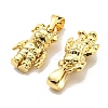 Rack Plating Brass links KK-D023-16G-3