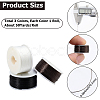 3 Rolls 3 Colors Special Coated Nylon Beading Threads for Seed Beads OCOR-PA0001-01B-2