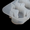 Cat Shape Pendant DIY Silhouette Silicone Mold X1-DIY-K067-02B-6