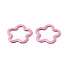 Spray Painted 201 Stainless Steel Linking Rings STAS-G304-07B-2