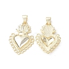 Eco-Friendly Rack Plating Brass Pendants KK-F845-37G-1