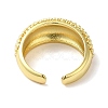 Rack Plating Brass Open Cuff Ring RJEW-F147-01G-3