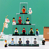 Transparent Plastic Minifigures Display Case ODIS-WH0043-25-6