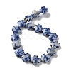 Natural Blue Spot Jasper Beads Strands G-K357-C03-01-3