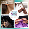 10Pcs Starfish Synthetic Turquoise Pendant Stitch Markers HJEW-NB00040-6