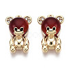 Brass Micro Pave Cubic Zirconia Charms LS-KK-N231-148-NF-1