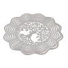 201 Stainless Steel 3D Rotating Hanging Wind Spinner STAS-B122-01P-04-2