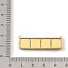 Brass Micro Pave Clear Cubic Zirconia Connector Charms CU-CBA30E8-01G-B02-3