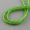 Transparent Glass Bead Strands GLAA-R136-4mm-05-2