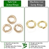 Brass Saw Cut Open Jump Rings KK-G514-01J-G-2