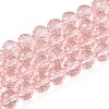 Transparent Glass Bead Strands GLAA-R095-10mm-34-1