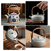 PandaHall Elite 4 Pcs 2 Colors Rattan Metal Teapot Handle FIND-PH0001-06-5