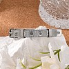 Tarnish Resistant Fashionable Unisex 304 Stainless Steel Watch Band Wristband Bracelets BJEW-F065B-01-2