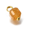 Natural Colorful Tourmaline Faceted Table Cut Cube Charms X-PALLOY-JF04367-01-4