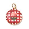 Printed Brass Pendants KK-CBA9B3D-02G-07-1
