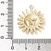 Brass Pendants KK-O100-06G-3