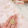 12Pcs 304 Stainless Steel Earring Hooks STAS-BBC0008-76-4