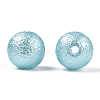 Matte Round ABS Plastic Imitation Pearl Beads SACR-R880-8mm-Z19-2