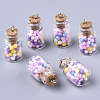Glass Wishing Bottle Pendant Decorations LS-GLAA-N037-01H-1