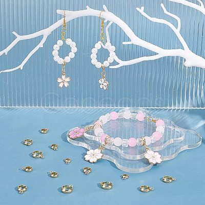 50Pcs 5 Style 201 Stainless Steel Tube Bails STAS-UN0036-98-1