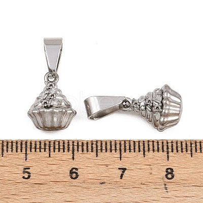 304 Stainless Steel Pendants STAS-B167-21B-P-1