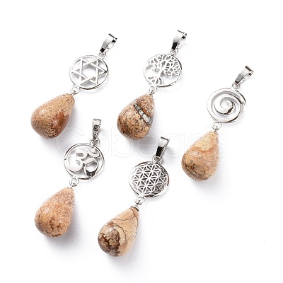 Yoga Chakra Jewelry G-P441-B09-1