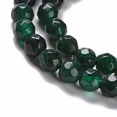 Natural Green Onyx Agate Bead Strands G-G882-4mm-A01-1