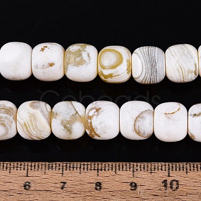 Natural Fire Crackle Agate Beads Strands G-Q606-94A-1