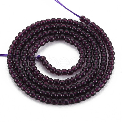 Glass Beads Strands GLAA-N041-008C-1