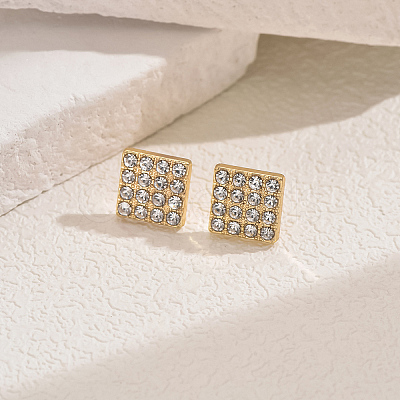 Elegant Brass Stud Earrings ZT2214-4-1