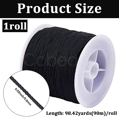 1 Roll Braided Nylon Cord NWIR-CY0001-02B-1