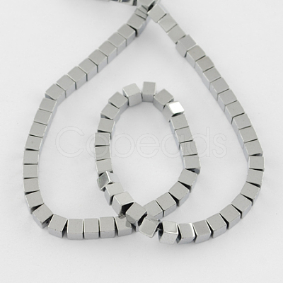 Non-magnetic Synthetic Hematite Beads Strands G-Q876-2mm-7-1