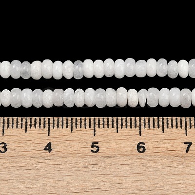 Natural White Jade Beads Strands G-H292-A25-01-1