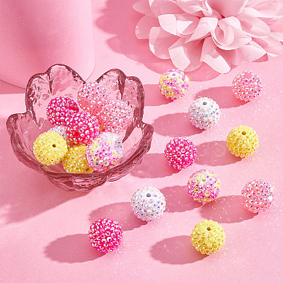 Resin Rhinestone Beads RESI-PH0001-81A-1