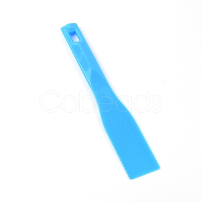 Plastic Spatula Painting Knife LS-AJEW-WH0182-66B-1