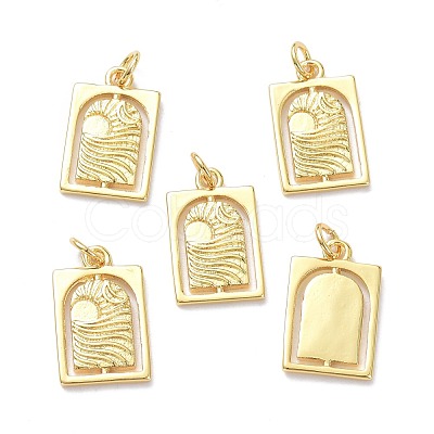 Brass Pendants KK-L206-017G-1