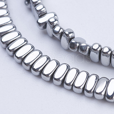 Electroplate Non-magnetic Synthetic Hematite Beads Strands G-J382-2x4x2mm-A06-1