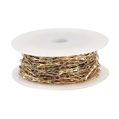 Ion Plating(IP) 304 Stainless Steel Twist Oval Link Chains CHS-K017-04G-1
