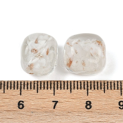 Handmade Gold Sand Lampwork Beads LAMP-H069-01D-1