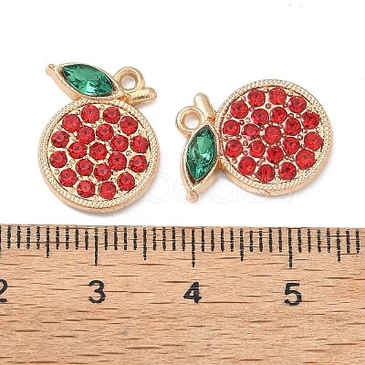 Alloy Rhinestone Pendants FIND-C087-03A-KCG-1